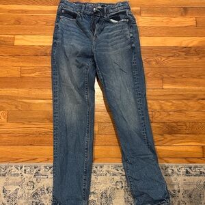 American Eagle Outfitters Blue Straight Leg Jeans LONG